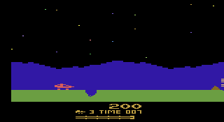 Moon Patrol atari screenshot