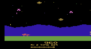 Moon Patrol atari screenshot