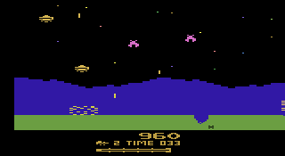 Moon Patrol atari screenshot