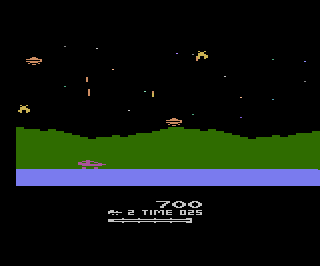 Moon Patrol atari screenshot