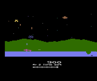 Moon Patrol atari screenshot