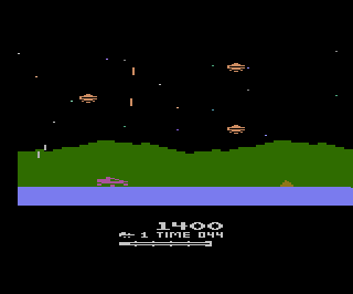 Moon Patrol atari screenshot