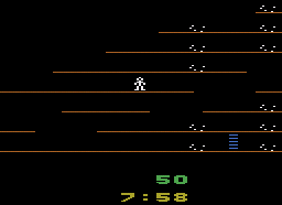 Mountain King atari screenshot