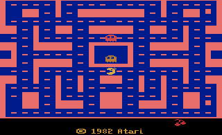 Ms. Pac-Man atari screenshot