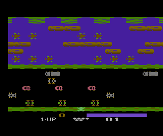 Official Frogger (The) atari screenshot