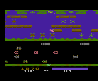 Official Frogger (The) atari screenshot