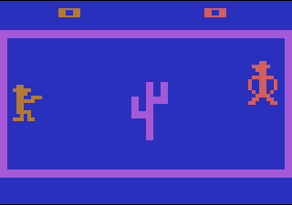 Outlaw atari screenshot