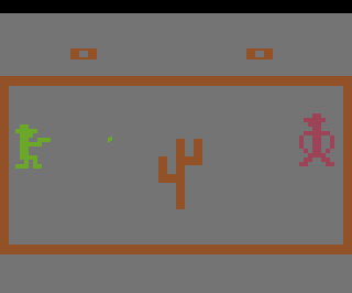 Outlaw atari screenshot