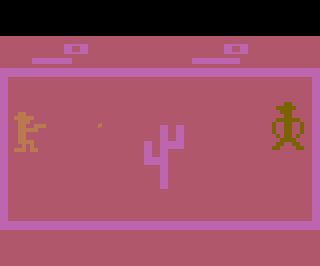 Outlaw atari screenshot