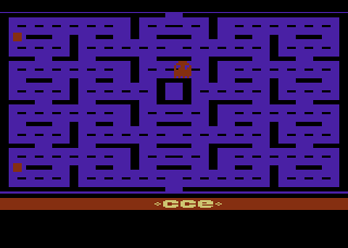 Pac Man atari screenshot