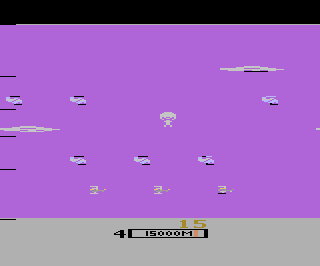 Parachute atari screenshot