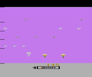 Parachute atari screenshot