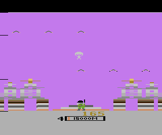Parachute atari screenshot