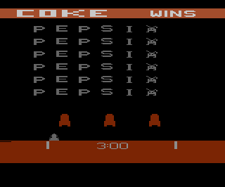 Pepsi Invaders atari screenshot