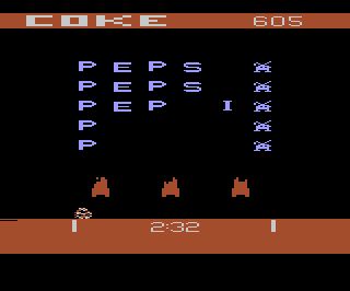 Pepsi Invaders atari screenshot