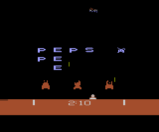 Pepsi Invaders atari screenshot