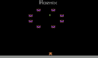 Phoenix atari screenshot