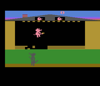 Pigs 'n' Wolf atari screenshot