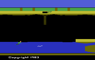 Pitfall II - Lost Caverns atari screenshot