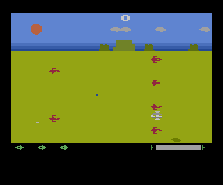 Planet Patrol atari screenshot