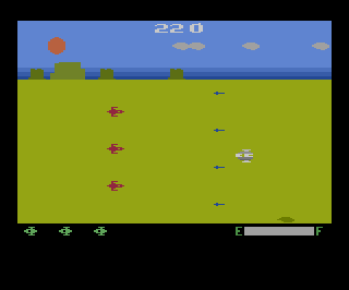 Planet Patrol atari screenshot