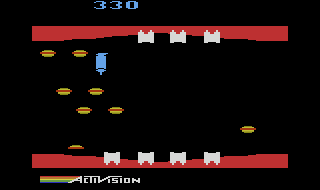 Plaque Attack atari screenshot