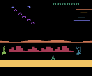 Pleiades atari screenshot