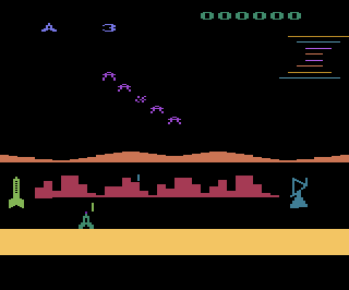 Pleiades atari screenshot