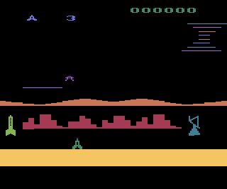 Pleiades atari screenshot