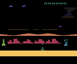 Pleiades atari screenshot