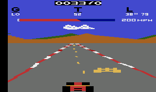 Pole Position atari screenshot