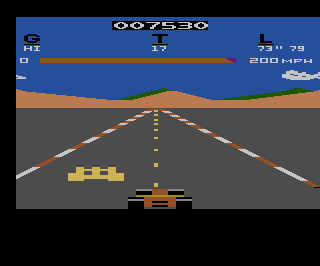 Pole Position atari screenshot