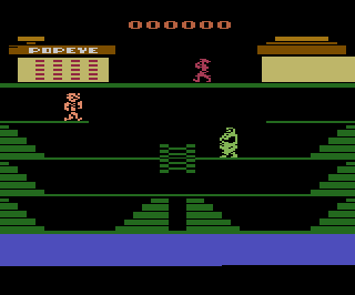 Popeye atari screenshot