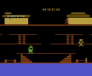 Popeye atari screenshot