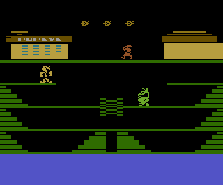 Popeye atari screenshot