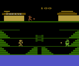 Popeye atari screenshot