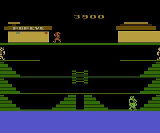 Popeye atari screenshot