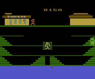 Popeye atari screenshot