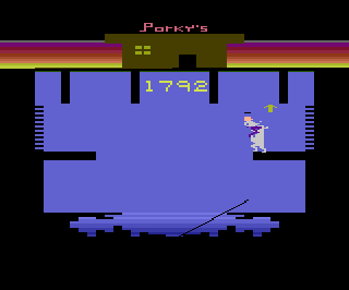 Porky's atari screenshot