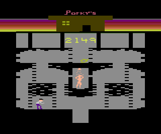 Porky's atari screenshot