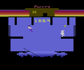 Porky's atari screenshot