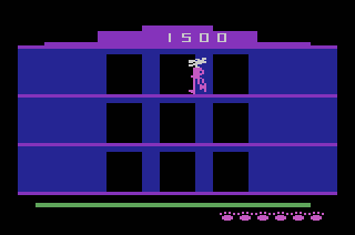 Pursuit of the Pink Panther atari screenshot