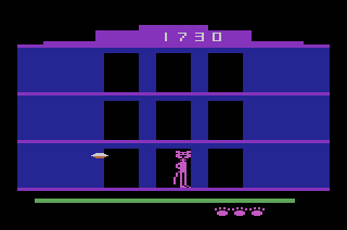 Pursuit of the Pink Panther atari screenshot