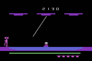 Pursuit of the Pink Panther atari screenshot