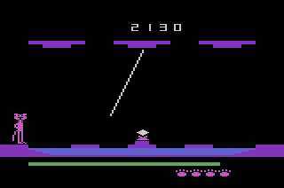 Pursuit of the Pink Panther atari screenshot
