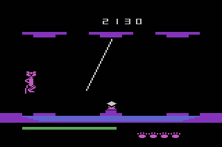 Pursuit of the Pink Panther atari screenshot