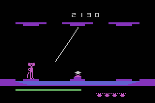 Pursuit of the Pink Panther atari screenshot