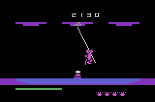 Pursuit of the Pink Panther atari screenshot