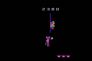 Pursuit of the Pink Panther atari screenshot