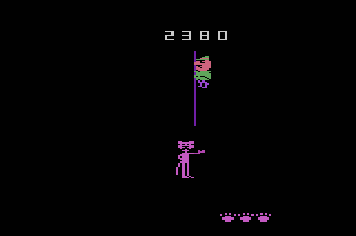 Pursuit of the Pink Panther atari screenshot